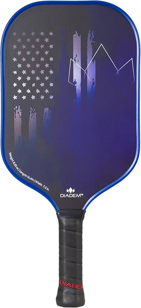 Diadem Warrior ピックルボールパドル カーボン USAPA承認 Diadem Warrior Pickleball Paddle | Carbon Fiber Face | Spin